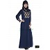 Chic style Abaya- Navy blue